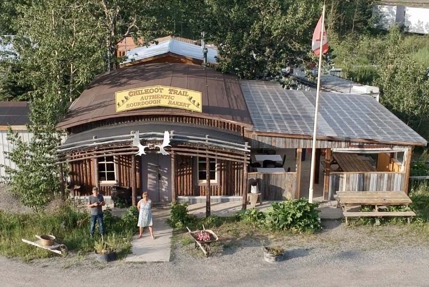 Chilkoot Bakery, downtown Carcross, Yukon